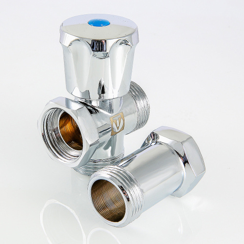 Вентиль-тройник бытовой VALTEC 3/4"х3/4"х3/4" фото в интернет-магазине САНТЕХСИТИ