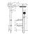 Hansgrohe Showerpipe Душевая система 1jet (верхний душ, штанга, ручной душ, полочки), цвет: белый матовый фото в интернет-магазине САНТЕХСИТИ