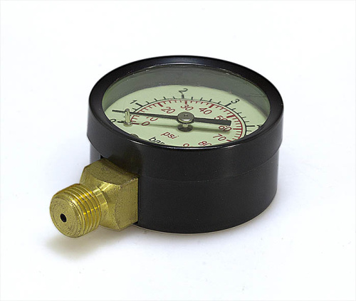 Манометр TIM 50мм вертикальный на 10bar фото в интернет-магазине САНТЕХСИТИ