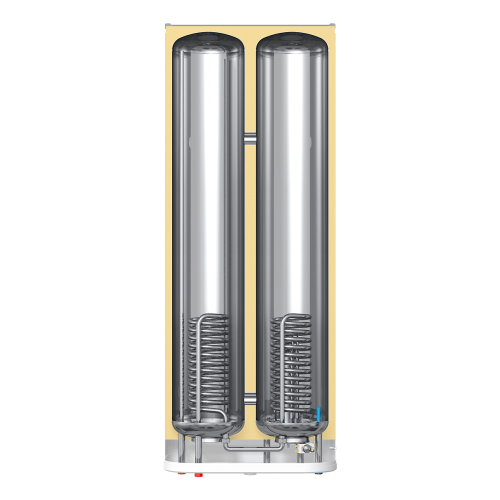 Бойлер косвенного нагрева THERMEX настенный со встроенным тэном Flat 100 V Combi 100 литров фото в интернет-магазине САНТЕХСИТИ