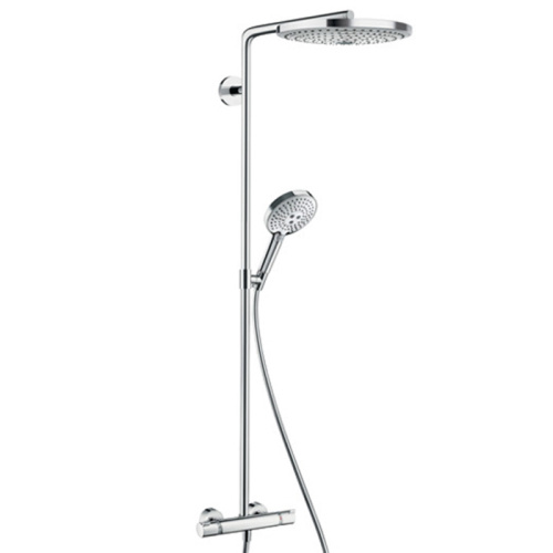 Hansgrohe Raindance Select S 300 Душевая стойка с термостатическим смесителем, цвет: хром глянцевый фото в интернет-магазине САНТЕХСИТИ