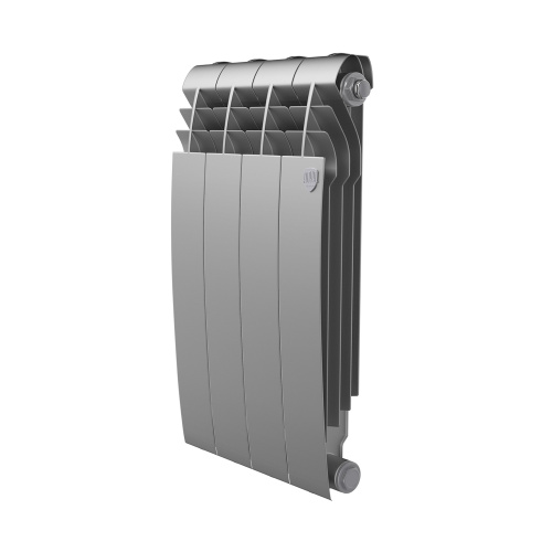 Радиатор биметаллический Royal Thermo BILINER B 500 Серебристый - 4 секц. фото в интернет-магазине САНТЕХСИТИ