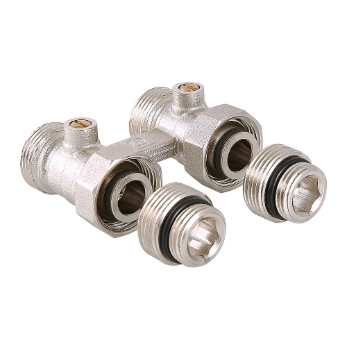 Узел для нижнего подключения радиатора VALTEC прямой 1/2"х3/4" фото в интернет-магазине САНТЕХСИТИ