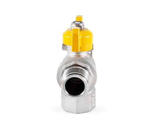Кран шаровой Profactor для газа 1/2" вн.-нар. угловой бабочка (10/100) фото в интернет-магазине САНТЕХСИТИ
