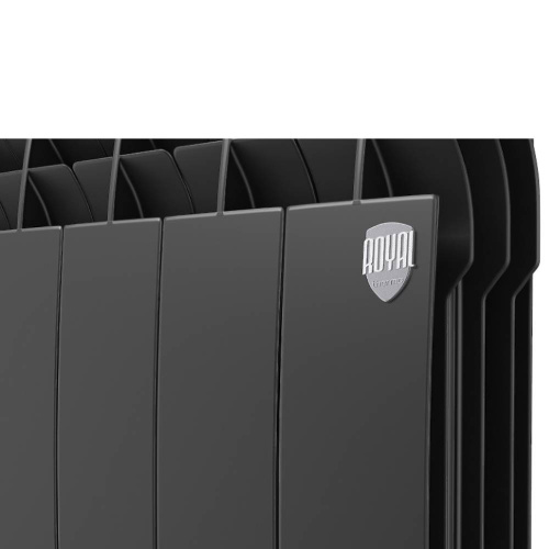 Радиатор алюминиевый Royal Thermo BiLiner 500/80 6 секций / Noir Sable фото в интернет-магазине САНТЕХСИТИ