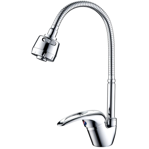 Смеситель для кухни с гибким изливом Ledeme H02-B L4302-B фото в интернет-магазине САНТЕХСИТИ
