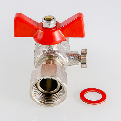 Кран шаровой VALTEC для подключения манометра, 1/2"нар -1/2"вн. фото в интернет-магазине САНТЕХСИТИ