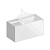 Тумба PLAZA Modern подвесная 100 белый 2 ящика фото в интернет-магазине САНТЕХСИТИ