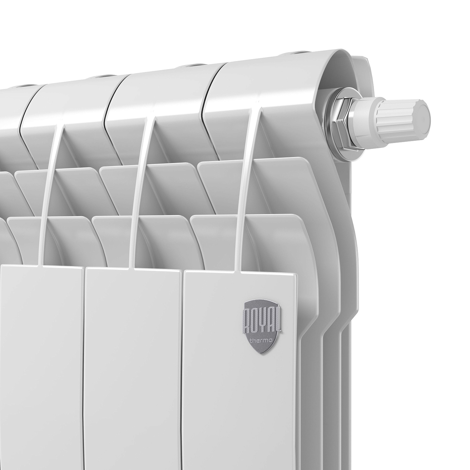 Радиатор биметаллический Royal Thermo BiLiner 350 /Bianco Traffico VR - 4 секц. фото в интернет-магазине САНТЕХСИТИ