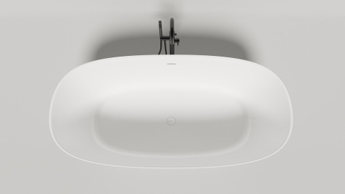 Ванна из искусственного камня Salini Sofia S-Stone 185x90см отдельностоящая, белая матовая фото в интернет-магазине САНТЕХСИТИ