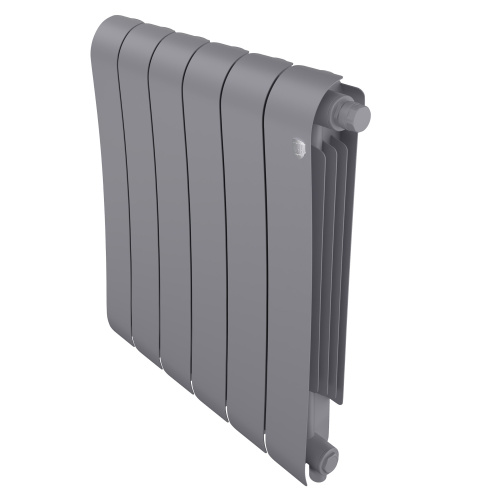 Радиатор биметаллический Royal Thermo Infinity 500 Silver Satin VR80 - 6 секц. фото в интернет-магазине САНТЕХСИТИ