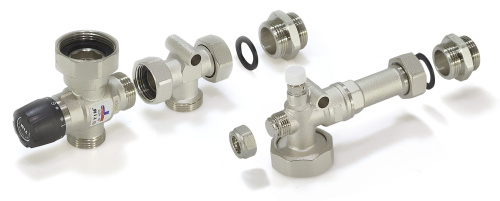 Насосно-смесительный узел БЕЗ НАСОСА TIM JH-1035 фото в интернет-магазине САНТЕХСИТИ