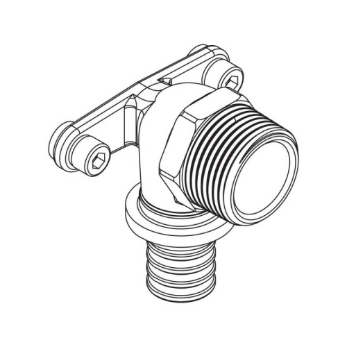 Аксиальный фитинг REHAU Водорозетка с нар.р 16х1/2 фото в интернет-магазине САНТЕХСИТИ