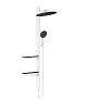 Hansgrohe Showerpipe Душевая система 1jet (верхний душ, штанга, ручной душ, полочки), цвет: белый матовый фото в интернет-магазине САНТЕХСИТИ