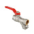 Кран шаровой со встроенным фильтром VALTEC 1/2" вн-вн стальная рукоятка фото в интернет-магазине САНТЕХСИТИ