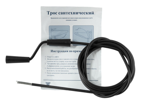 Трос сантехнический SANTERA 640 12.50м в оболочке Ø6мм фото в интернет-магазине САНТЕХСИТИ