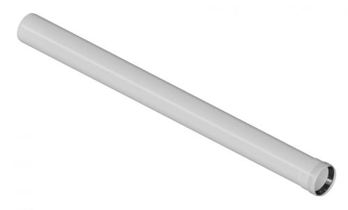 Удлинительная труба конденсационная VIVAT D80-1м фото в интернет-магазине САНТЕХСИТИ