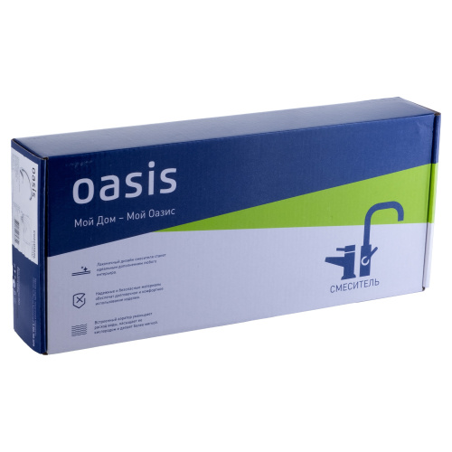 Смеситель OASIS для кухни L1002MG фото в интернет-магазине САНТЕХСИТИ
