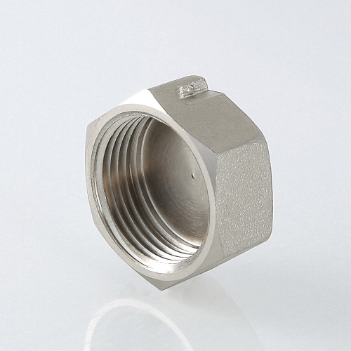 Резьбовой фитинг VALTEC Заглушка с ушком для пломбировки 1/2" вн. фото в интернет-магазине САНТЕХСИТИ