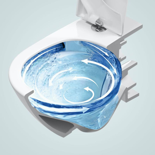 Villeroy&Boch Subway 3.0 Унитаз подвесной, безободковый, смыв Tornado, сиденье в комплекте SoftClosing, цвет альпийский белый фото в интернет-магазине САНТЕХСИТИ