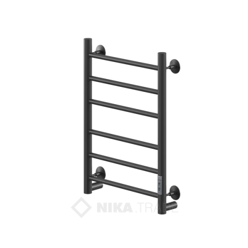 Полотенцесушитель НИКА с греющим кабелем WAY II 60/40 U (RAL9005 mat) фото в интернет-магазине САНТЕХСИТИ
