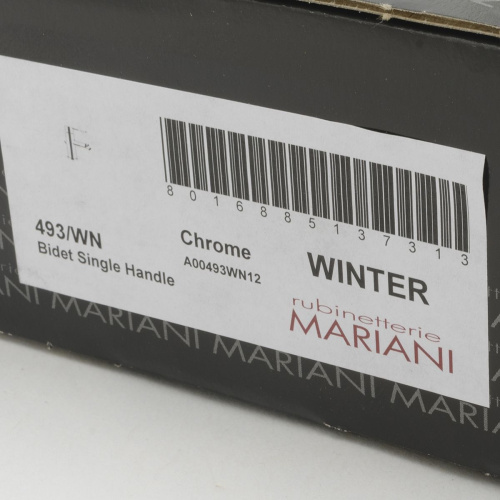 Смеситель для биде Rubinetterie Mariani коллекция WINTER модель A00493WN12, хром фото в интернет-магазине САНТЕХСИТИ