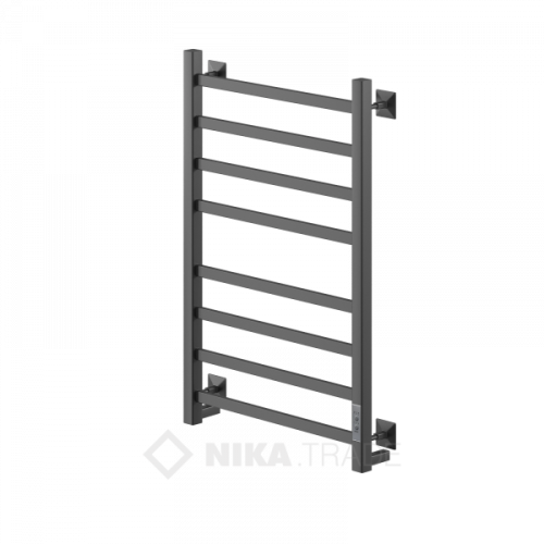 Полотенцесушитель НИКА с греющим кабелем STEP-1 80/40 U (RAL9005 mat) фото в интернет-магазине САНТЕХСИТИ