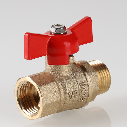 Кран шаровой VALTEC СТАНДАРТ 1/2" бабочка вн.-нар. (PN40) фото в интернет-магазине САНТЕХСИТИ