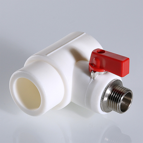 PPr VALTEC Тройник коллекторный 40х1/2" нр с шаровым краном (конус) фото в интернет-магазине САНТЕХСИТИ