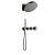Душевая система встроенная с термостатом Timo Saona SX-2329/18SM черное золото фото в интернет-магазине САНТЕХСИТИ
