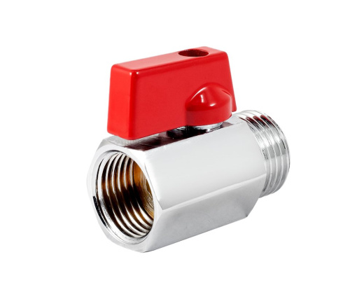 Кран шаровой PROFACTOR CHROME мини для бытовой техники в/н 1/2" фото в интернет-магазине САНТЕХСИТИ