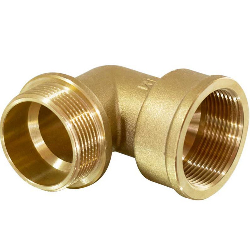 Резьбовой фитинг TIM Угол (латун.) вн/нар 1/2" фото в интернет-магазине САНТЕХСИТИ