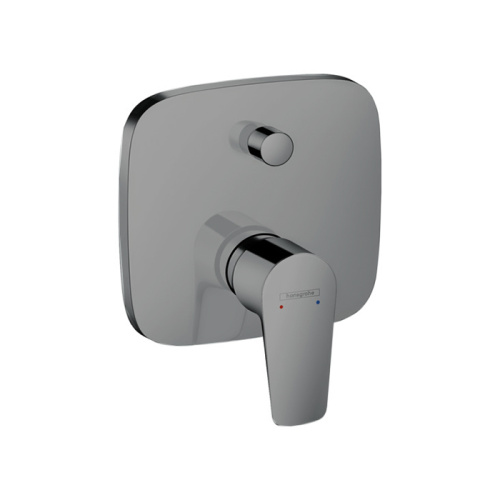 Hansgrohe Talis E Встраиваемый смеситель для ванны, внешняя часть, цвет: шлифованный черный хром фото в интернет-магазине САНТЕХСИТИ