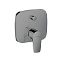 Hansgrohe Talis E Встраиваемый смеситель для ванны, внешняя часть, цвет: шлифованный черный хром фото в интернет-магазине САНТЕХСИТИ