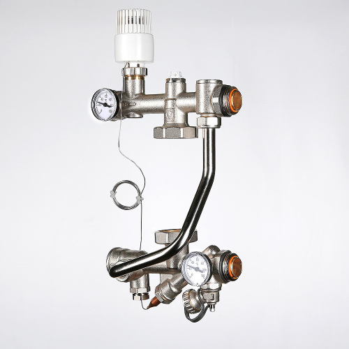 Насосно-смесительный узел БЕЗ НАСОСА VALTEC TECHNOMIX (130) фото в интернет-магазине САНТЕХСИТИ