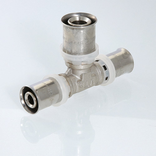 Пресс фитинг VALTEC Тройник переходной 32х32х26 фото в интернет-магазине САНТЕХСИТИ