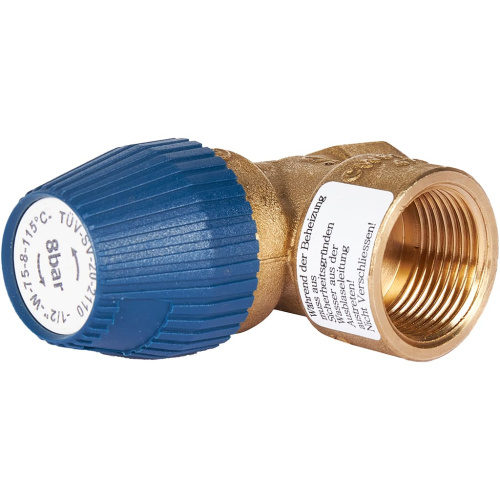 Предохранительный клапан для систем водоснабжения 8 бар 1/2"x3/4" (477.182) STOUT фото в интернет-магазине САНТЕХСИТИ