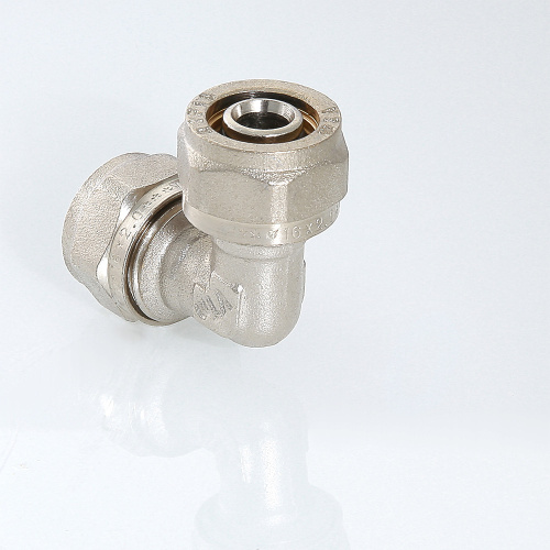 Обжимной фитинг VALTEC Угол 16х16 фото в интернет-магазине САНТЕХСИТИ