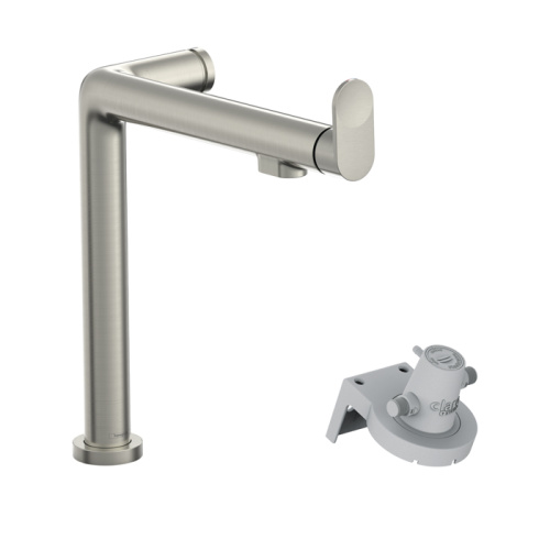Hansgrohe Aqittura M91 Кухонный смеситель 240 с системой фильтрации, 1jet, цвет:  нержавеющая сталь фото в интернет-магазине САНТЕХСИТИ