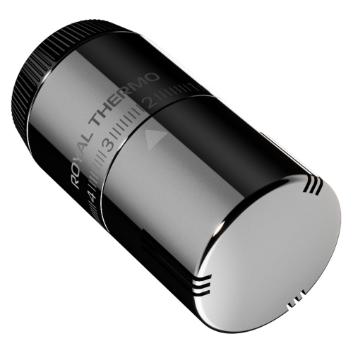 Термоголовка жидкостная Royal Thermo Design М30х1,5 (хром) фото в интернет-магазине САНТЕХСИТИ