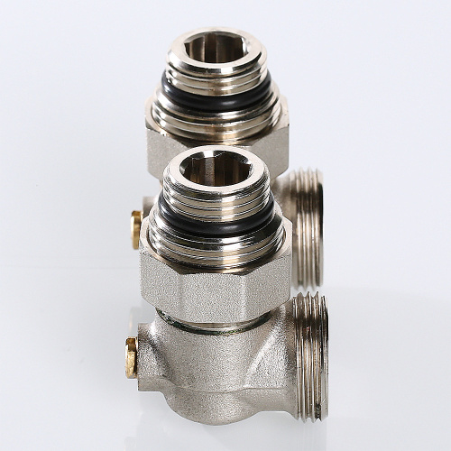 Узел для нижнего подключения радиатора VALTEC угловой 1/2"х3/4" фото в интернет-магазине САНТЕХСИТИ
