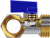 Кран проходной TIM для стиральной машины никел. 1/2"х3/4"х1/2 фото в интернет-магазине САНТЕХСИТИ