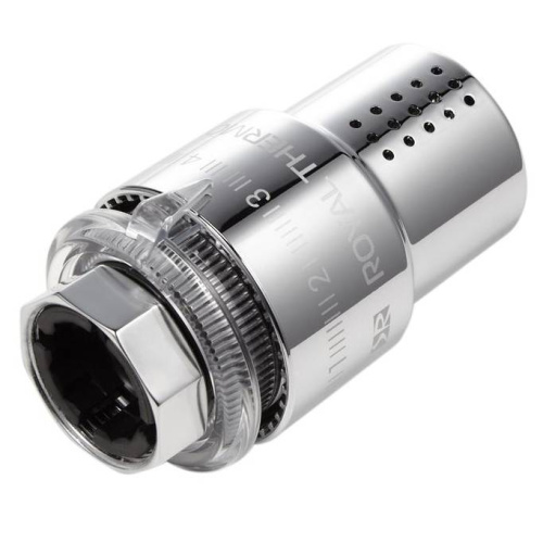 Термоголовка жидкостная ROYAL THERMO Design М30х1,5 (хром) фото в интернет-магазине САНТЕХСИТИ