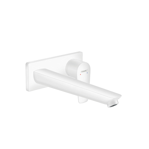 Hansgrohe Talis E Встраиваемый смеситель для раковины, излив 225мм, внешняя часть, цвет: белый матовый фото в интернет-магазине САНТЕХСИТИ