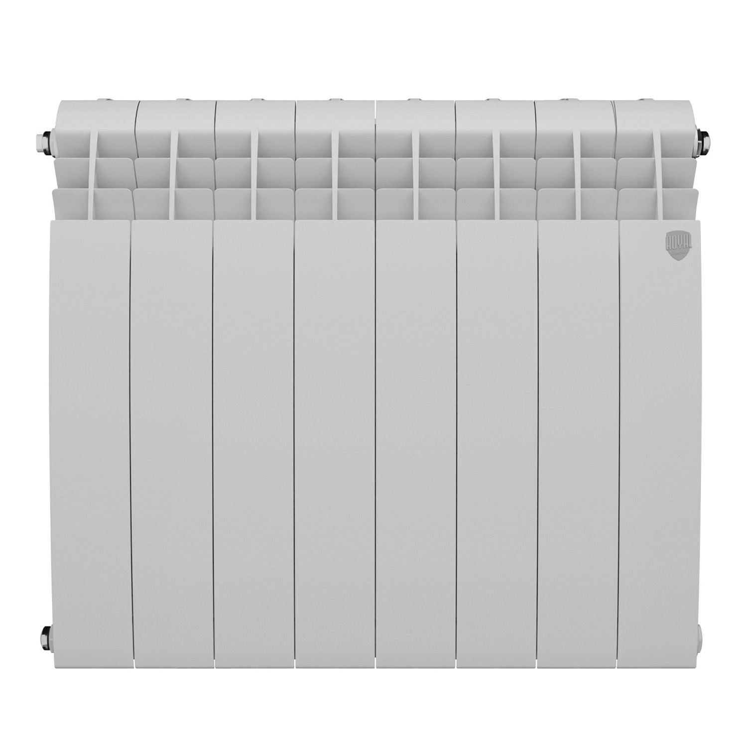 Радиатор биметаллический Royal Thermo BiLiner 500 Bianco Traffico - 8 секций фото в интернет-магазине САНТЕХСИТИ