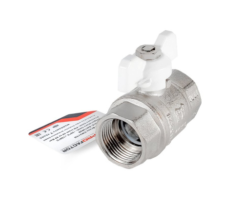 Кран шаровый PROFACTOR 3/4" вн.-вн. бабочка (10/80) фото в интернет-магазине САНТЕХСИТИ