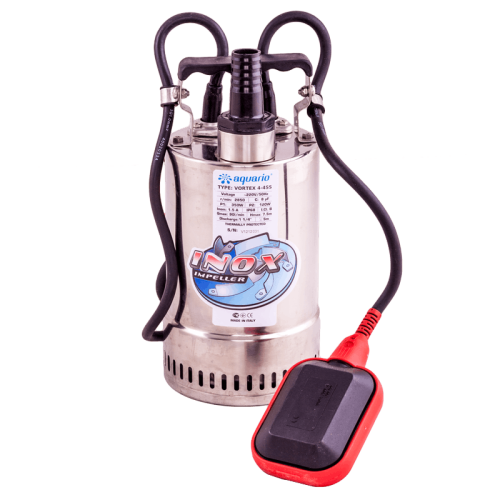 Насос дренажный Aquario VORTEX 4-4SS фото в интернет-магазине САНТЕХСИТИ