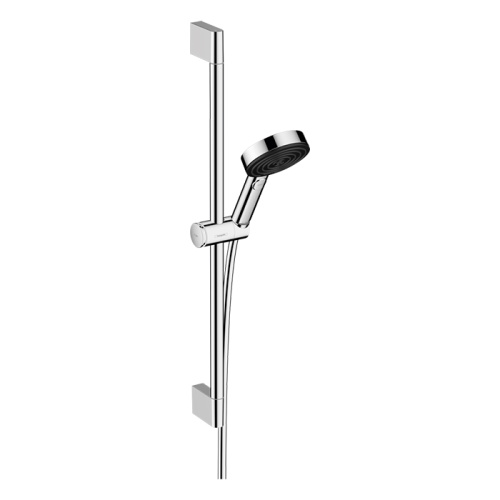 Hansgrohe Pulsify Душевая гарнитур, штанга 65см., с ручным душем и держателем, цвет: хром фото в интернет-магазине САНТЕХСИТИ