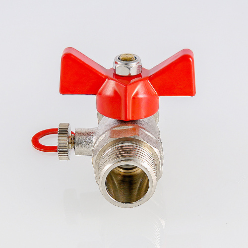 Кран шаровой VALTEC для подключения манометра, 1/2"нар -1/2"вн. фото в интернет-магазине САНТЕХСИТИ