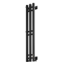 Полотенцесушитель НИКА с греющим кабелем ROBE-3 120/15 RAL9005 MAT фото в интернет-магазине САНТЕХСИТИ